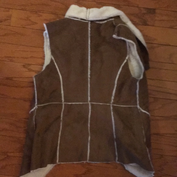 Faux suede vest!Sold! - Picture 3 of 3